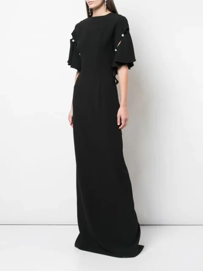 Shop Sachin & Babi Agatha Gown In Black