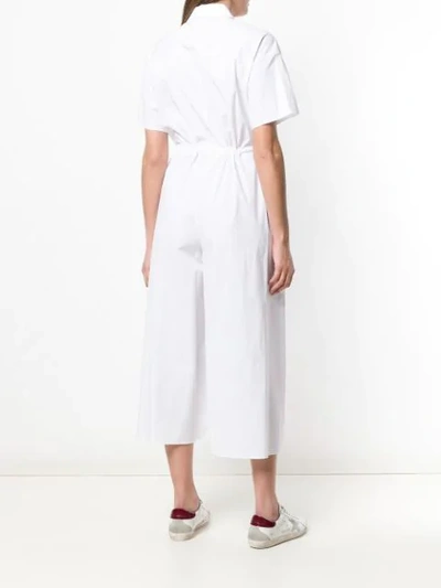 Shop Theory Tuta Shirt Jumpsuit In White