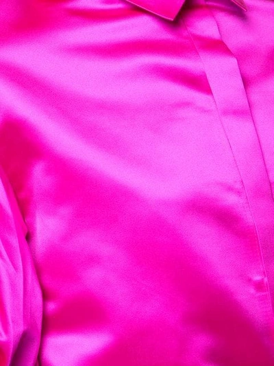 Shop Dice Kayek Draped Sleeve Shirt In Pink