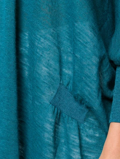 Shop Roberto Collina Fine Knit Cardigan In Blue