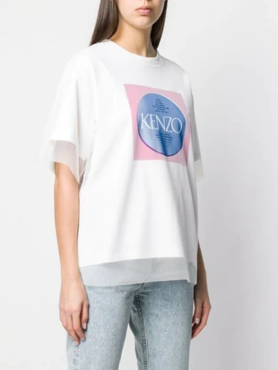 Shop Kenzo Loose Fit Logo T In White