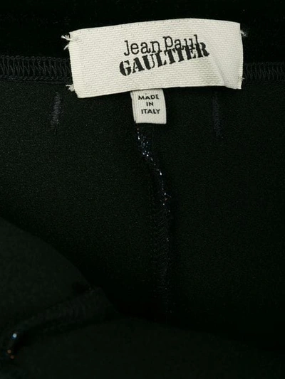Pre-owned Jean Paul Gaultier Vintage 1993 Shine Effect Leggings In Blue