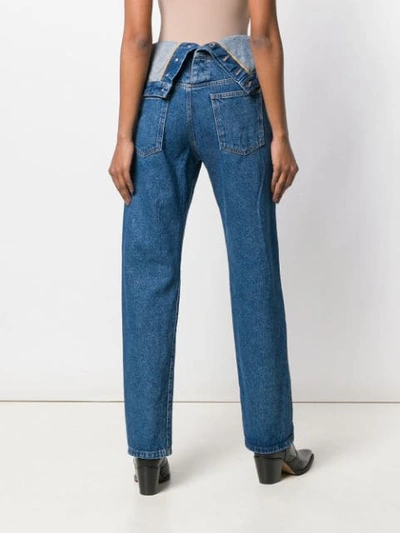 Shop Diesel Dungarees-style Jeans In Blue