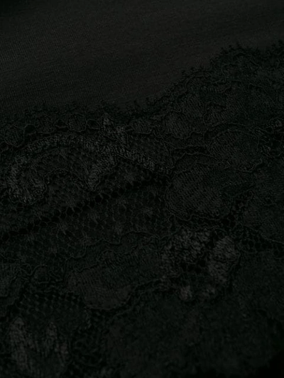 Shop La Perla Tres Souple Lace Detail Pyjama Set In Black - B010