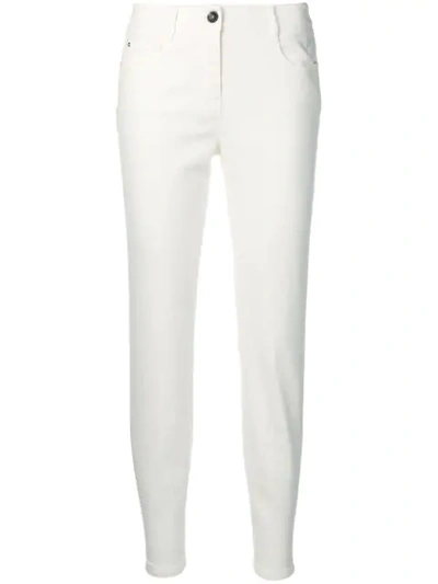 Shop Peserico Skinny Jeans - White
