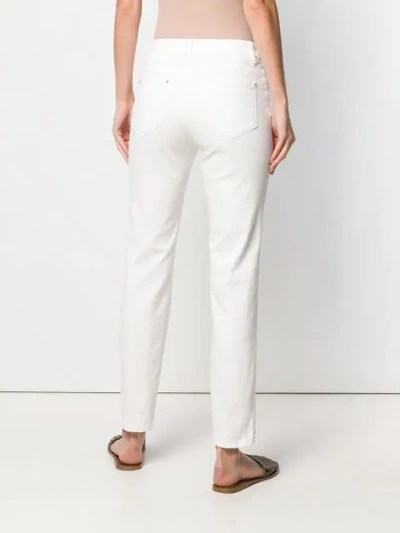 Shop Peserico Skinny Jeans - White