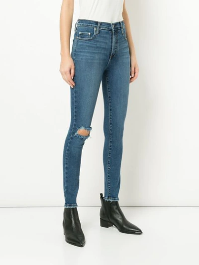 Shop Nobody Denim Cult Skinny Ankle Charged In Blue