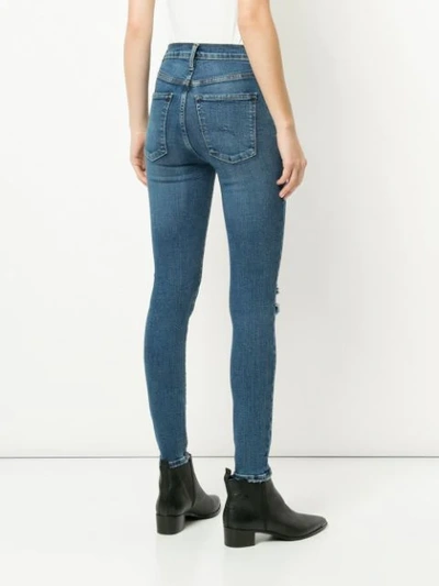 Shop Nobody Denim Cult Skinny Ankle Charged In Blue