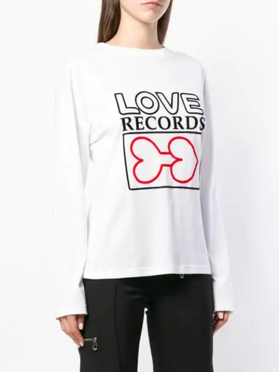 Shop Aalto Printed Long Sleeve T In White