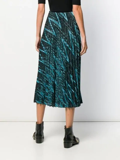 Shop M Missoni Knitted Skirt In L700w Navy
