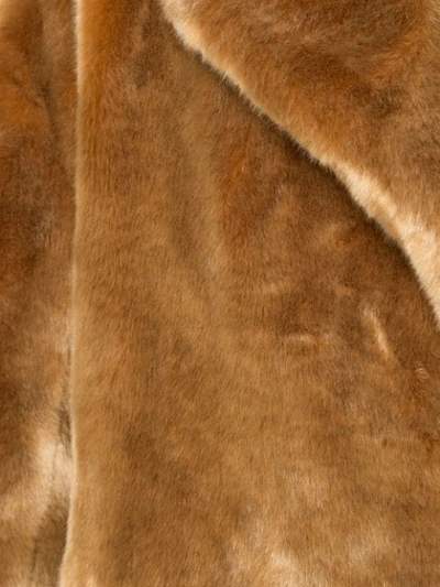 Shop Tibi Oversized Trench Coat In Brown