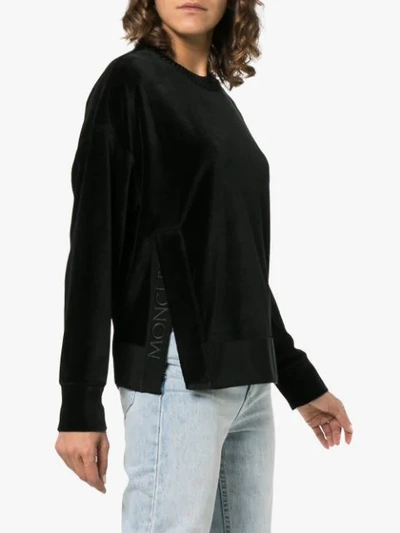 Shop Moncler Maglia Sweatshirt In Black
