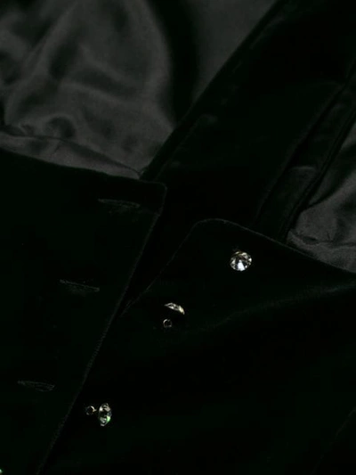 Shop Valentino Open Back Mini Dress In Black