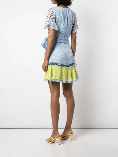 Shop Tanya Taylor Gewickeltes Kleid - Blau In Blue