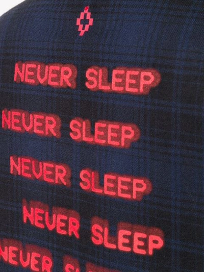 Never Sleep cropped shirt
