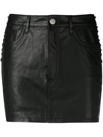 Shop Iro Mini Skirt In Black