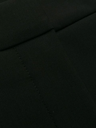 Shop Valentino Slim Tailored Trousers In Black