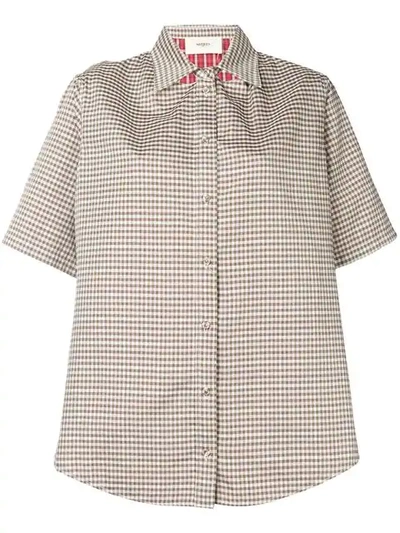 Shop Ports 1961 Checked Short Sleeved Shirt In 015