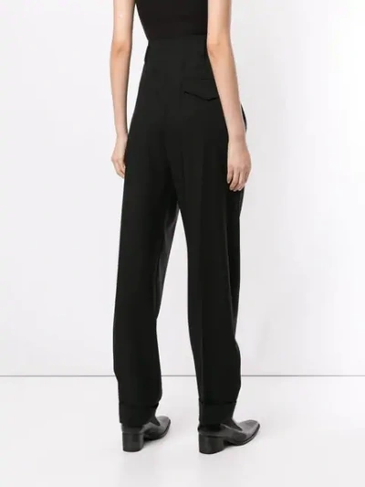 Shop Haider Ackermann Pleated Trousers In Black