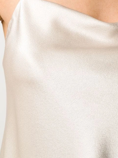 Shop Alice And Olivia Square Neck Camisole In Neutrals