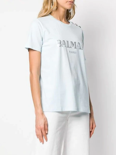 Shop Balmain In Blue