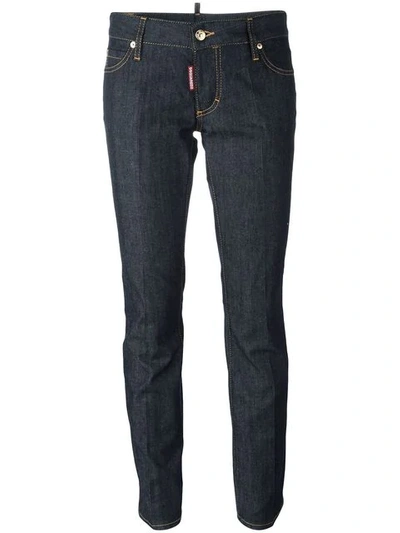 Shop Dsquared2 Flare Jeans In 470 Blue