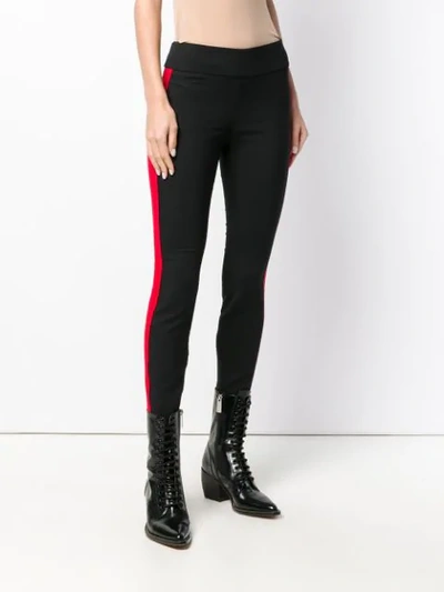 Shop Alexander Mcqueen Skinny Trousers In Black