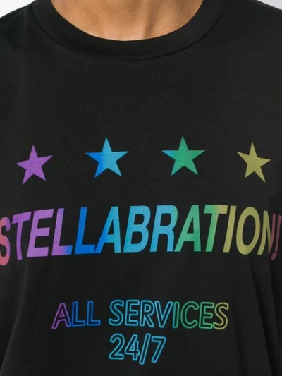 Shop Stella Mccartney Stellabration T In Black