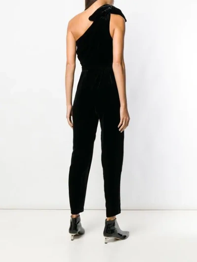 Shop Ulla Johnson Velvet Jumpsuit In Black