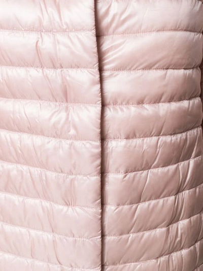 Shop Herno Iconico Funnel Neck Padded Jacket In Pink