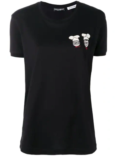 Shop Dolce & Gabbana Chef T-shirt In Black