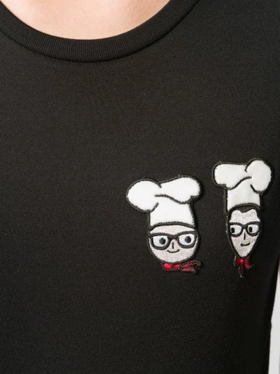 Shop Dolce & Gabbana Chef T-shirt In Black