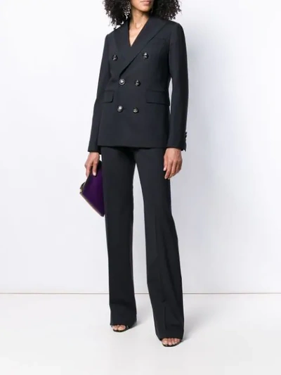 Shop Dsquared2 Double-breasted Trouser Suit In Black