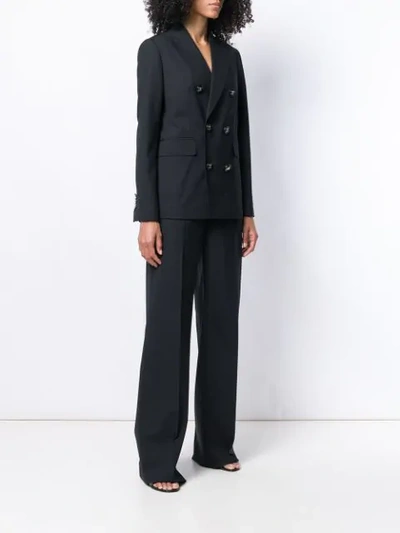 Shop Dsquared2 Double-breasted Trouser Suit In Black
