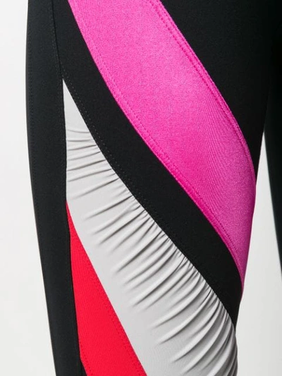 Shop No Ka'oi Colour Block Leggings In Black