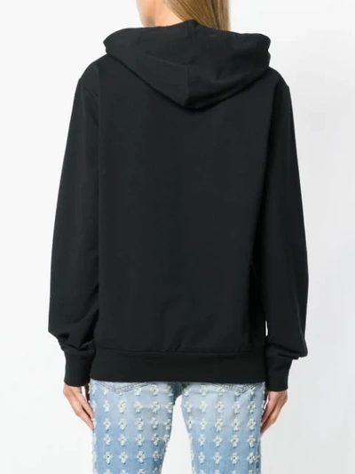 Shop Balmain X Beyonce Printed Hoodie In Black