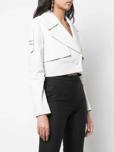 Shop Partow Bailey Jacket In White