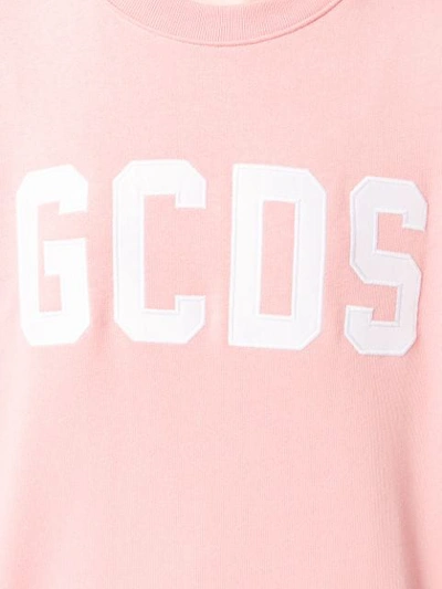 Shop Gcds Sweatshirt Mit Logo In Pink