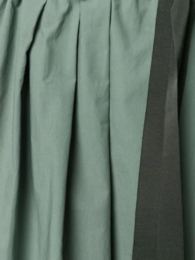 Shop Antonelli Ibiza Flared Skirt In Green