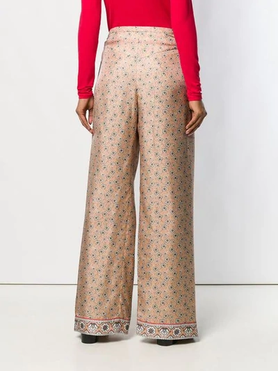 Shop Chloé Wrap-effect Trousers In Neutrals