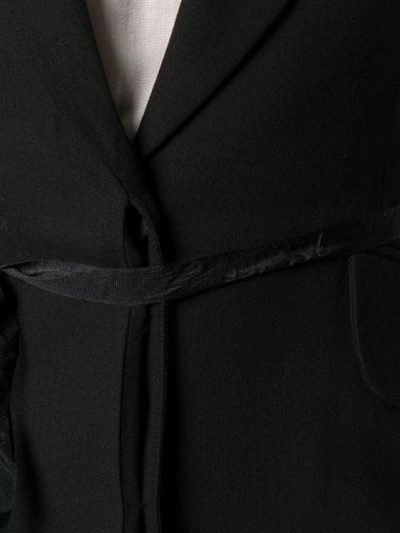 Shop Ann Demeulemeester Sleeveless Trench Coat In Black