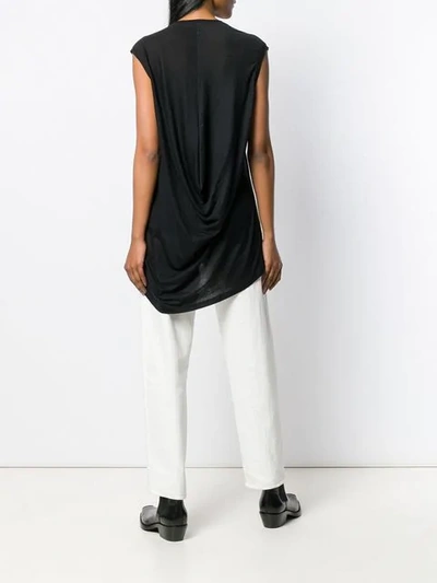 Shop Ann Demeulemeester Scoop Neck Vest In Black