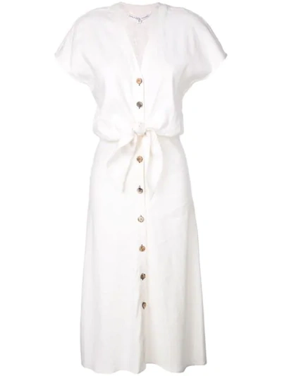 Shop Veronica Beard Casual Day Dress - White