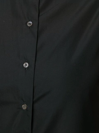 Shop Aspesi Midi Shirt Dress In Black