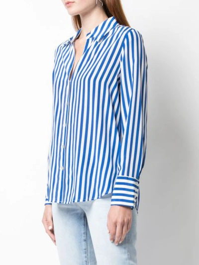 Shop L Agence L'agence Striped Shirt - White