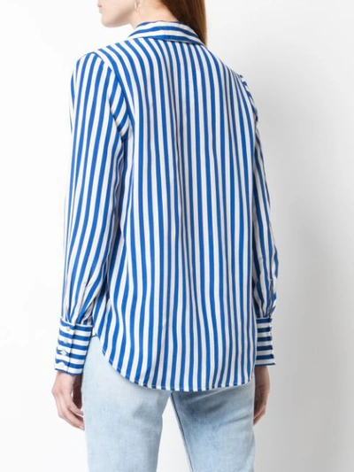 Shop L Agence L'agence Striped Shirt - White