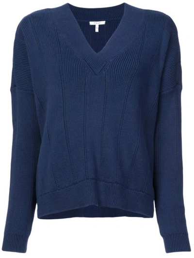 Shop Derek Lam 10 Crosby V-neck Sweater - Blue