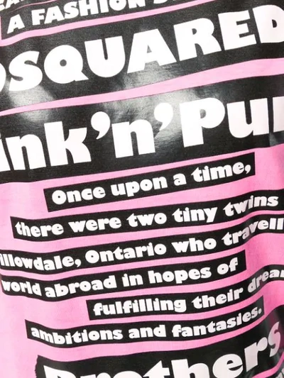 Dsquared2 Printed T In Pink