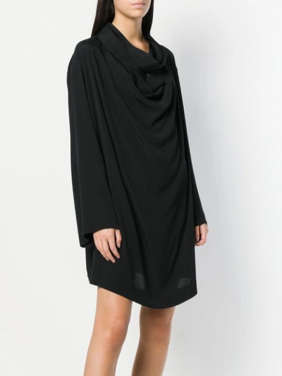 Shop Vivienne Westwood Cowl Neck Dress - Black