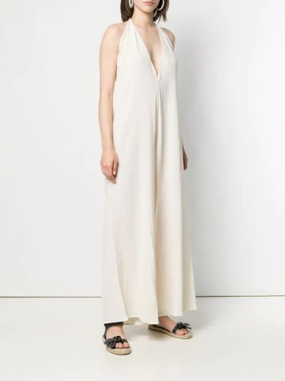 Caravana V-neck Jumpsuit In Neutrals